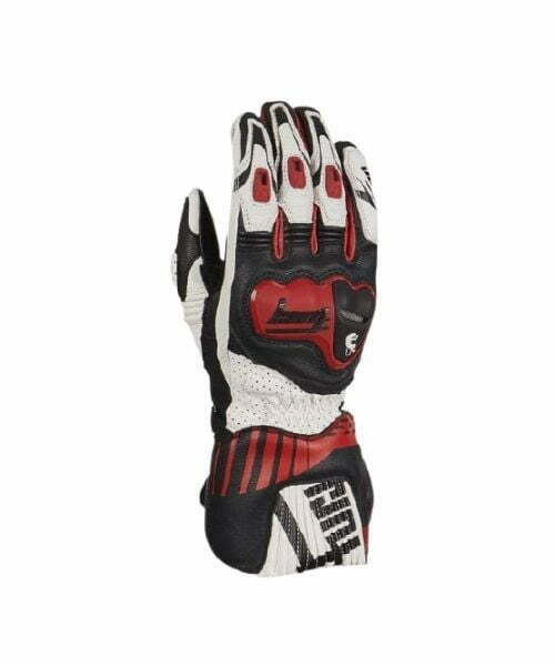 Furygan Shifter Riding Gloves - S / Black,white and red