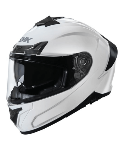 SMK Typhoon GL100 White Helmet