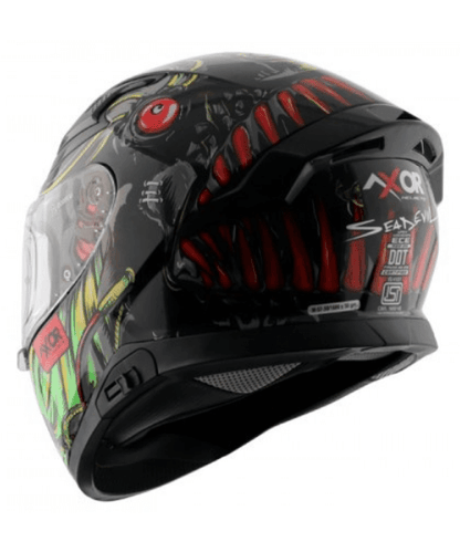 Axor Apex Sea Devil Black Red Helmet