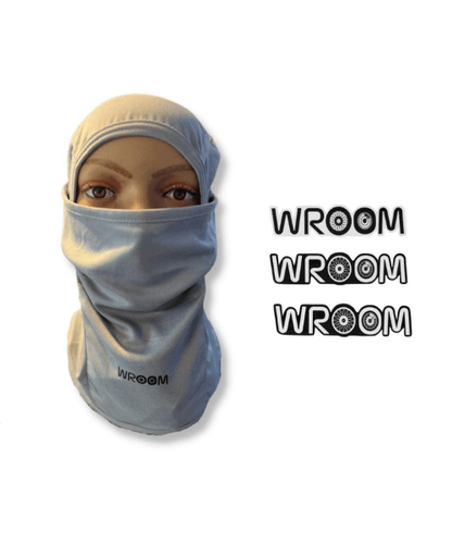 Wroom Dri-fit Balaclava & Reflective / UV Protected Stickers - Combo