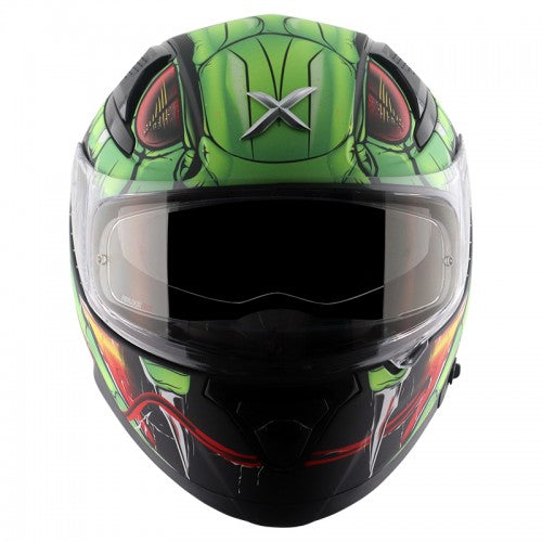 Axor Apex Venomous D/V Helmet - Dull Black Neon Green