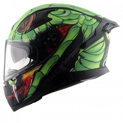 Axor Apex Venomous D/V Helmet - Dull Black Neon Green