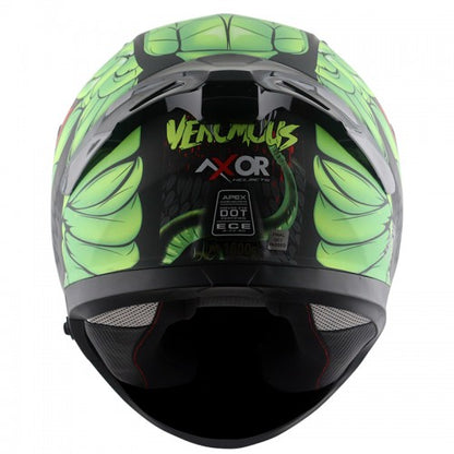 Axor Apex Venomous D/V Helmet - Dull Black Neon Green