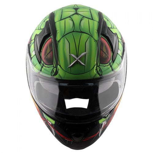 Axor Apex Venomous D/V Helmet - Dull Black Neon Green