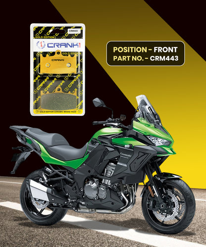 Crank1 Ceramic Brake Pads for Kawasaki Versys 1000