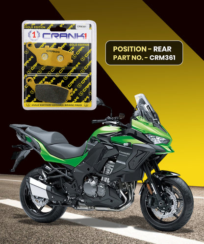 Crank1 Ceramic Brake Pads for Kawasaki Versys 1000