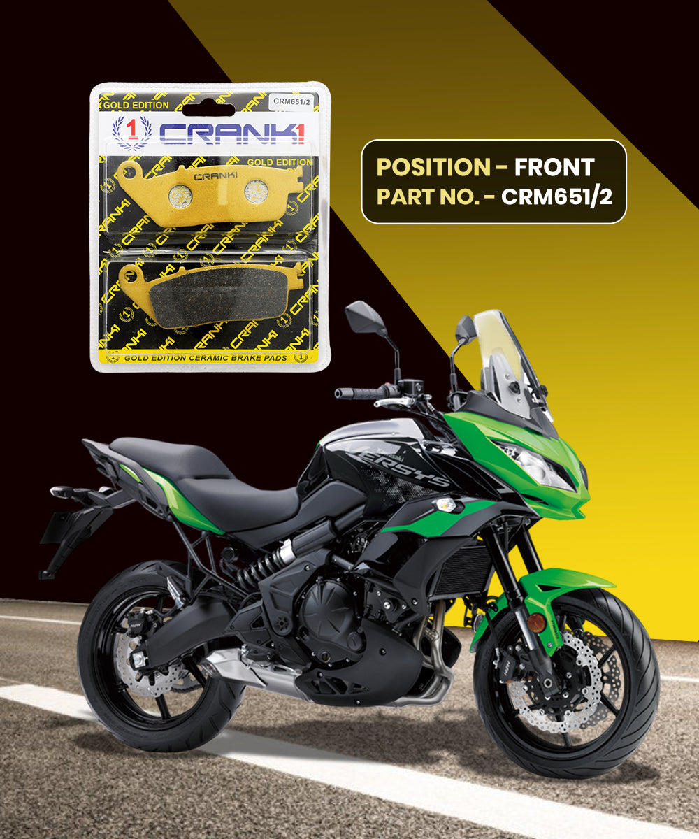 Crank1 Ceramic Brake Pads for Kawasaki Versys 650