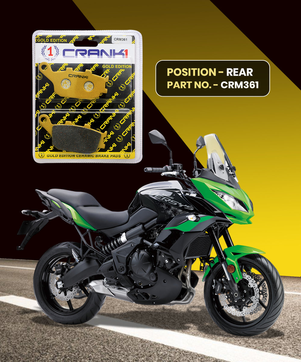 Crank1 Ceramic Brake Pads for Kawasaki Versys 650