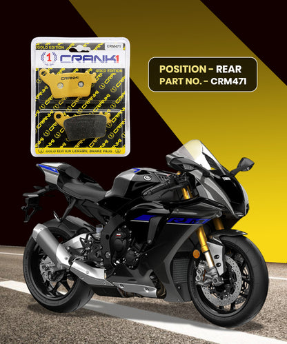 Crank1 Ceramic Brake Pads for Yamaha R1