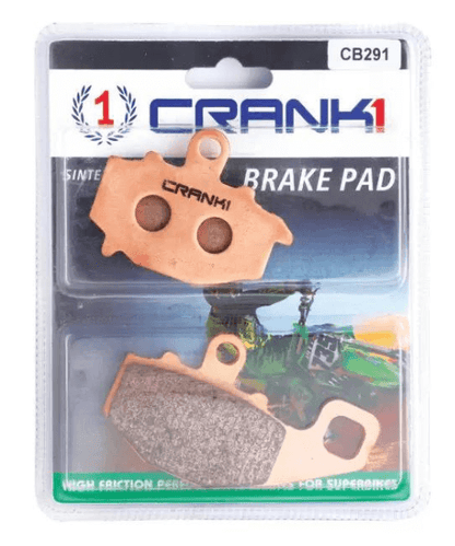 Crank1 Fully Sintered H2 Series Brake Pads for Kawasaki Z1000