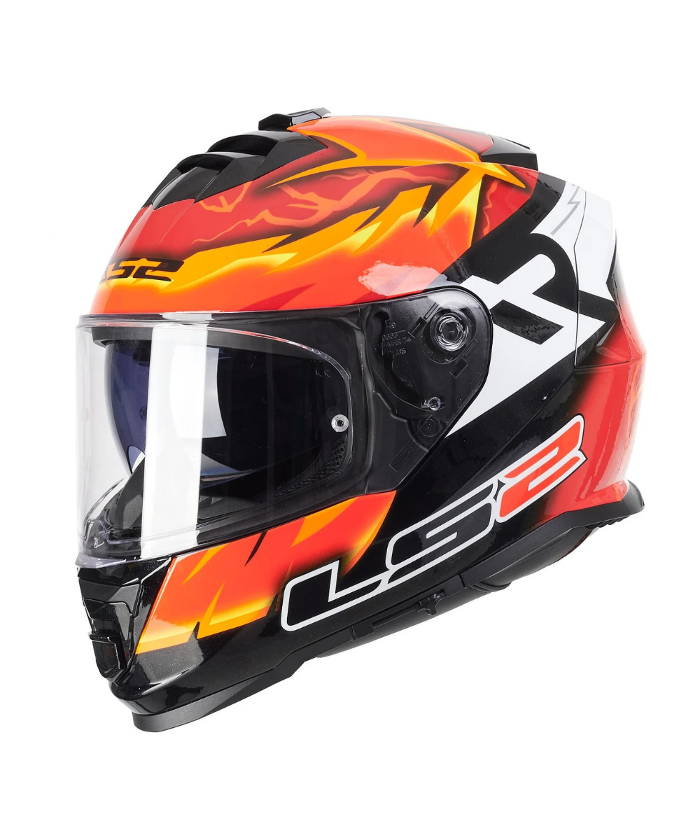 LS2 FF800 Storm II Replica Rinaldi Helmet - Gloss Orange - LS2