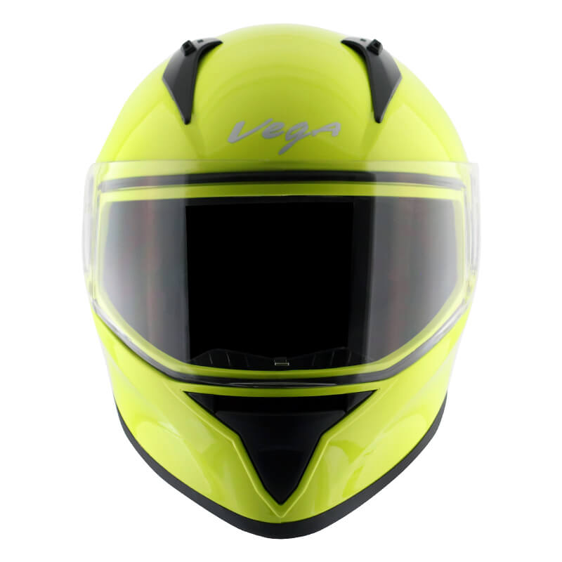 Vega Bolt Neon Yellow Helmet