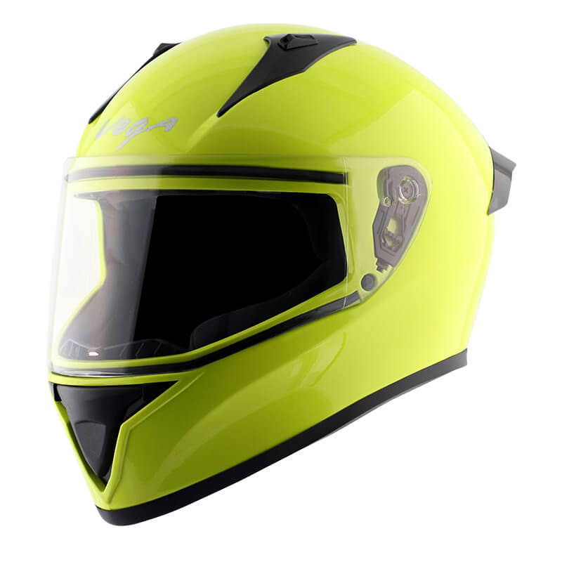 Vega Bolt Neon Yellow Helmet