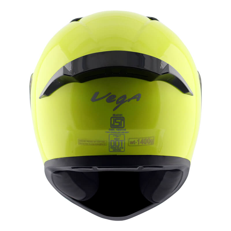 Vega Bolt Neon Yellow Helmet