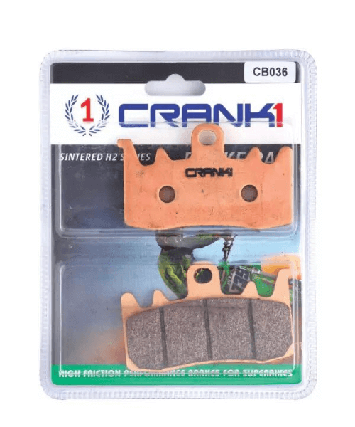 Crank1 Fully Sintered H2 Series Brake Pads for Aprilia Tuono V4 1100 Factory 2013-2014